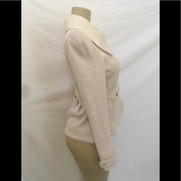 Free People Size 8 Beige/Cream Knit Sweater Jacket - Picture 3 of 8